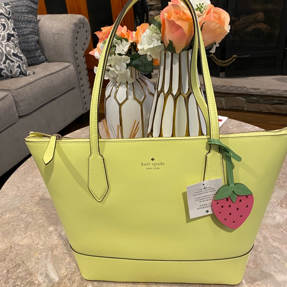 Kate Spade Handbag Braelynn Tote, Limelight
